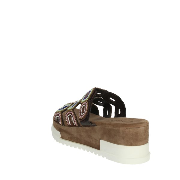 Cinzia Soft Shoes Platform Slippers White/Pink IT1012
