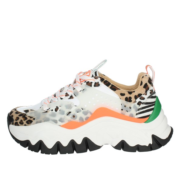 Buffalo Shoes Sneakers White/Orange TRAIL