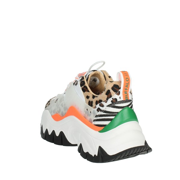 Buffalo Shoes Sneakers White/Orange TRAIL