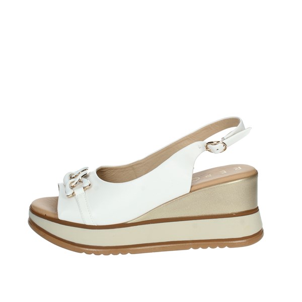 Repo Shoes Platform Sandals White 21412-E3