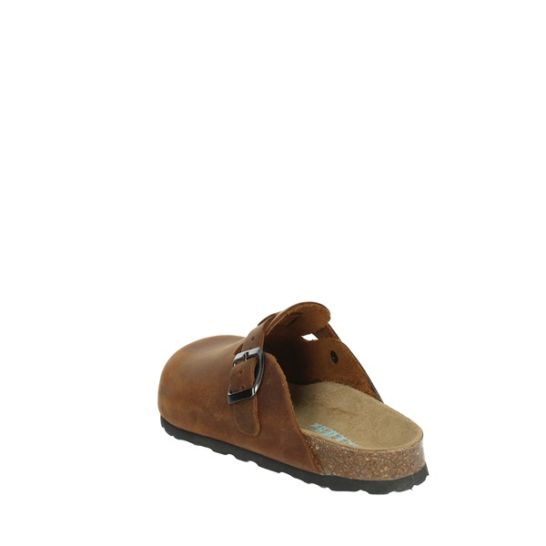 Easy'n Rose Shoes Sabot Brown leather 886-001