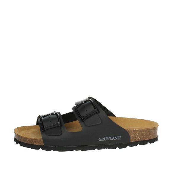 Grunland Shoes Flat Slippers Black CB9952-40