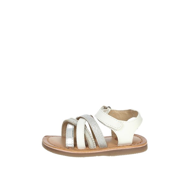 Gioseppo Shoes Flat Sandals White/Silver 68297