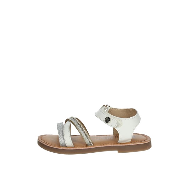 Gioseppo Shoes Flat Sandals White/Silver 68299