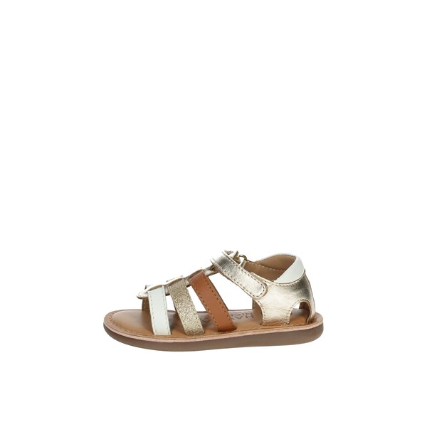 Gioseppo Shoes Flat Sandals Gold 68344