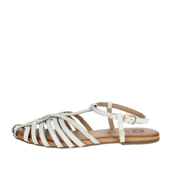 Gioseppo Shoes Flat Sandals White 69057