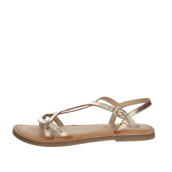 Gioseppo Shoes Flat Sandals Copper  68218