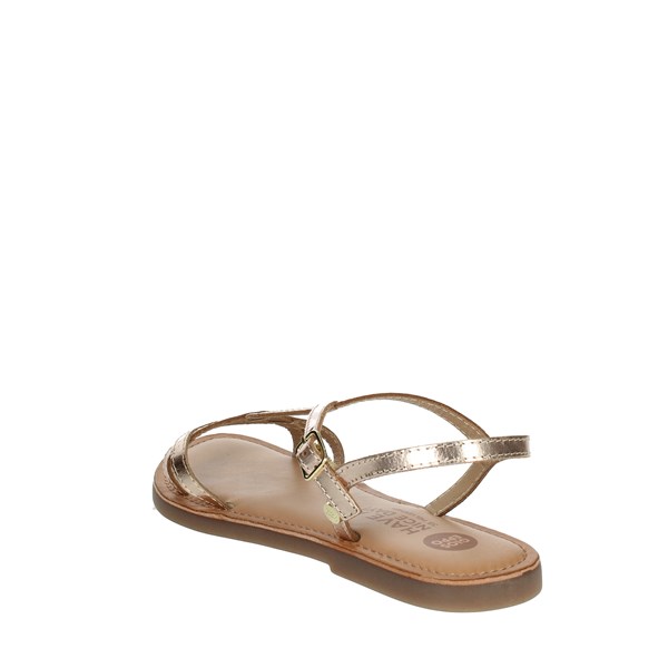 Gioseppo Shoes Flat Sandals Copper  68218