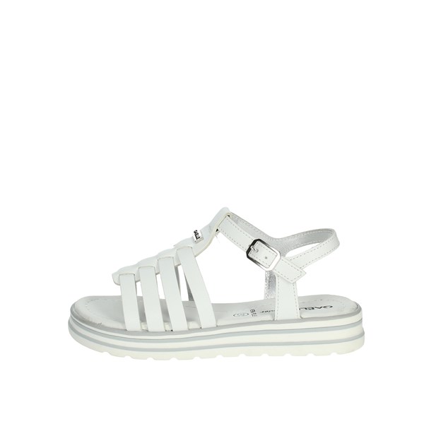 Gaelle Paris Shoes Flat Sandals White G-1881
