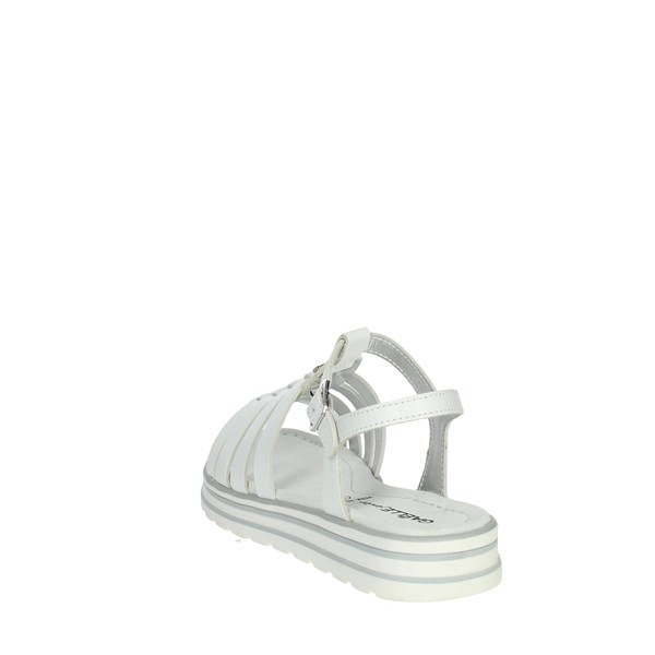 Gaelle Paris Shoes Flat Sandals White G-1881