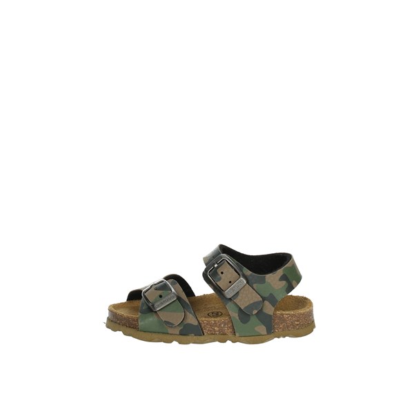 Grunland Shoes Flat Sandals Dark Green SB1785-40