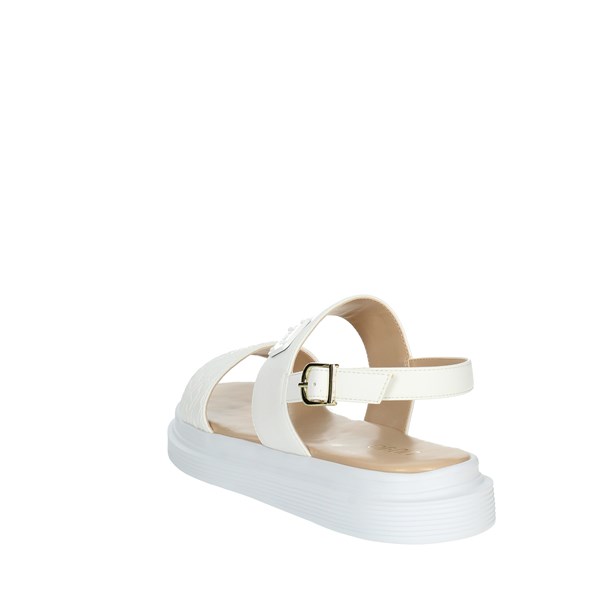 Liu-jo Shoes Flat Sandals White MARTY 522