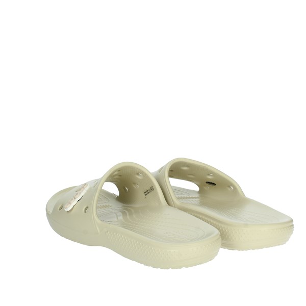 Crocs Shoes Flat Slippers Beige 206121-2Y2
