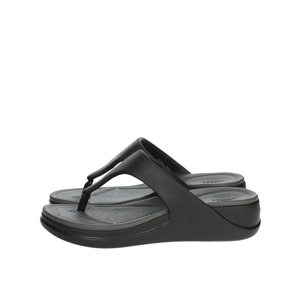 Crocs Shoes Flip Flops Black 207417-001