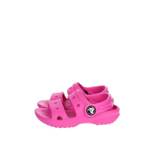 Crocs Shoes Flat Sandals Fuchsia 207537-6UB