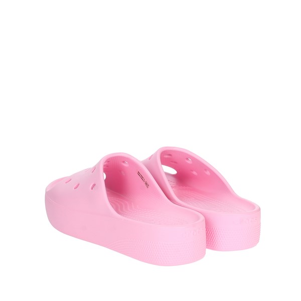 Crocs Shoes Platform Slippers Pink 208180-6S0
