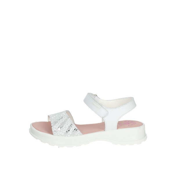 Pablosky Shoes Flat Sandals White/Silver 416600