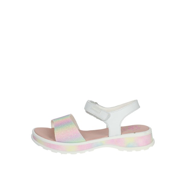 Pablosky Shoes Flat Sandals White/Pink 416700