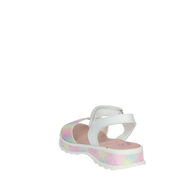Pablosky Shoes Flat Sandals White/Pink 416700