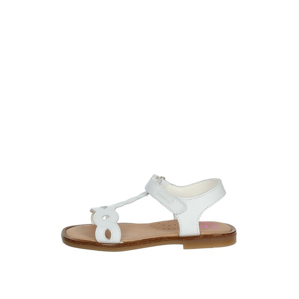 Pablosky Shoes Flat Sandals White 419600