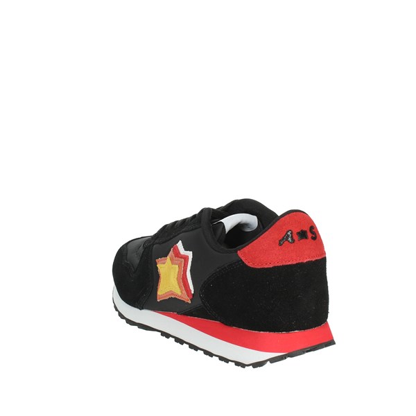 Athlantic Stars Shoes Sneakers Black/Red ICARO57