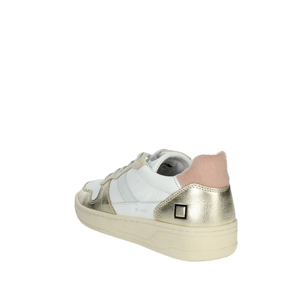 D.a.t.e. Shoes Sneakers White/Gold W371-C2-LM-WM
