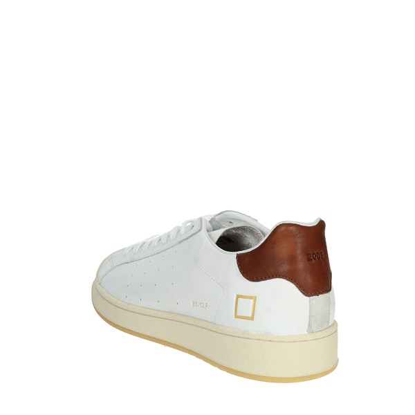 D.a.t.e. Shoes Sneakers White/Brown leather M371-BA-CA-HW