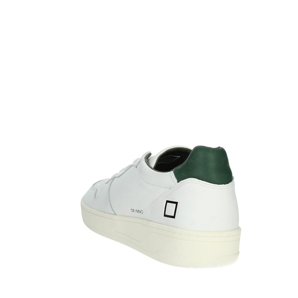 D.a.t.e. Shoes Sneakers White/Green M371-CR-MN-WG