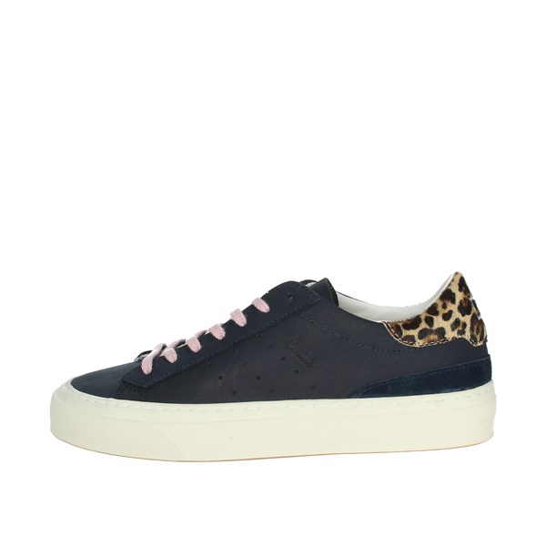 D.a.t.e. Shoes Sneakers Blue W371-SO-LE-BL