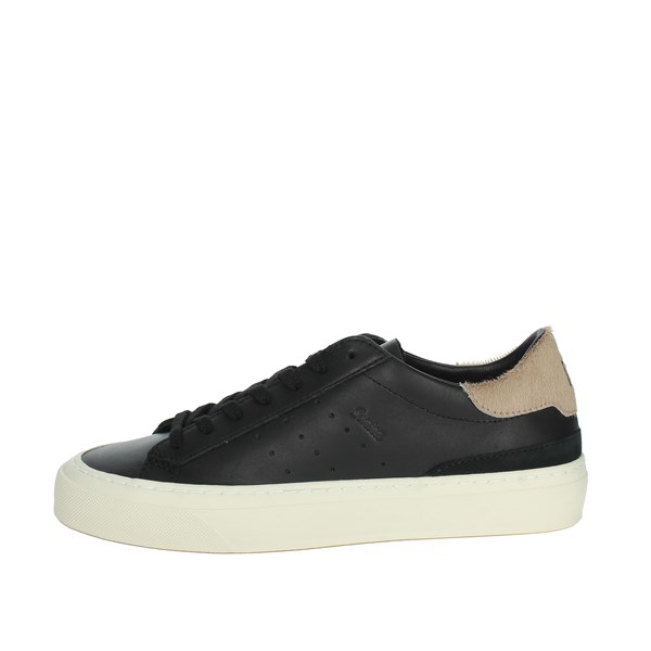 D.a.t.e. Shoes Sneakers Black W371-SO-LE-BK