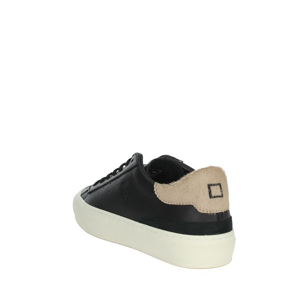 D.a.t.e. Shoes Sneakers Black W371-SO-LE-BK