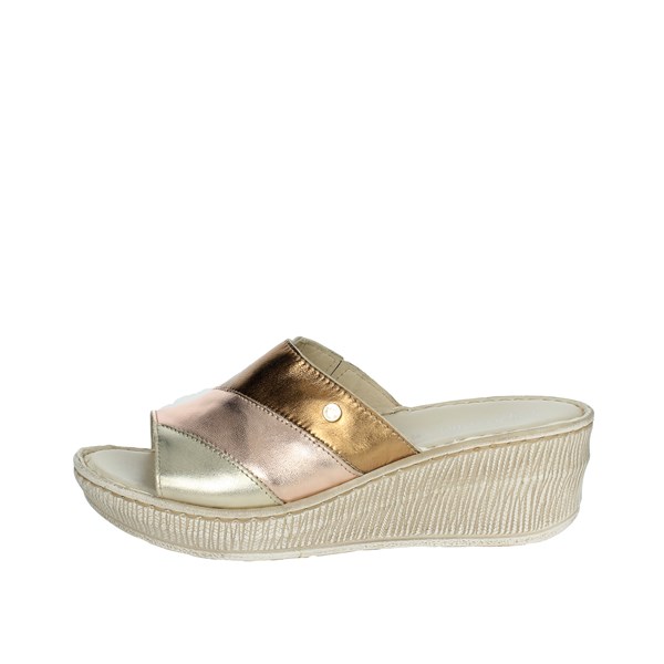 Riposella Shoes Platform Slippers Light dusty pink ILENIA