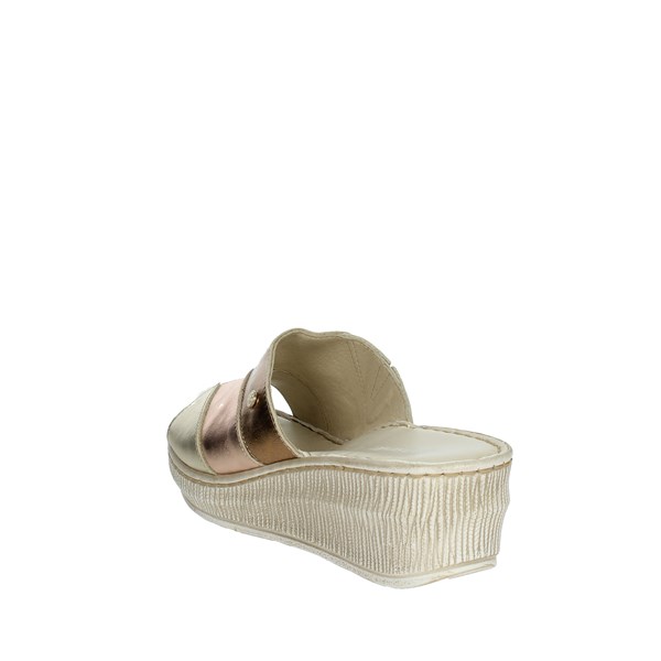 Riposella Shoes Platform Slippers Light dusty pink ILENIA