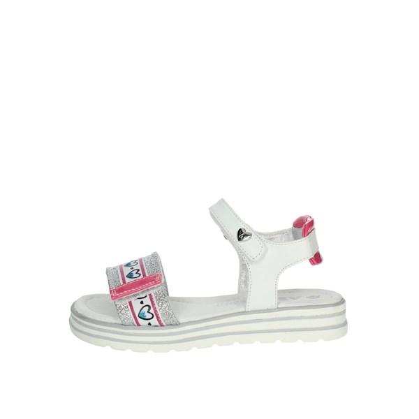 Asso Shoes Flat Sandals White/Silver AG-14964