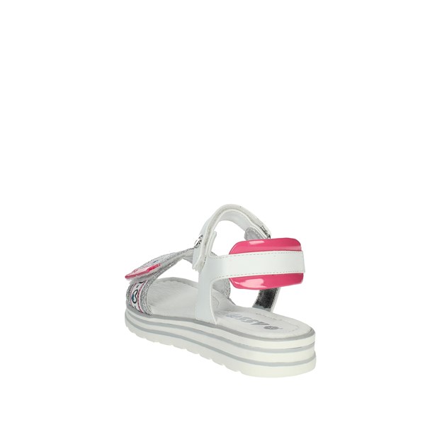 Asso Shoes Flat Sandals White/Silver AG-14964