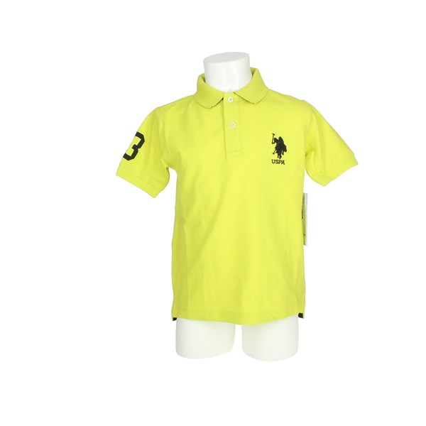 U.s. Polo Assn Clothing T-shirt Acid green FLUO 41029