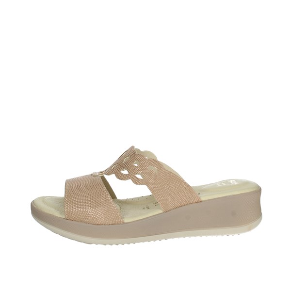 Riposella Shoes Platform Slippers Light dusty pink 00152