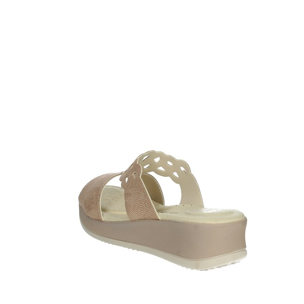 Riposella Shoes Platform Slippers Light dusty pink 00152