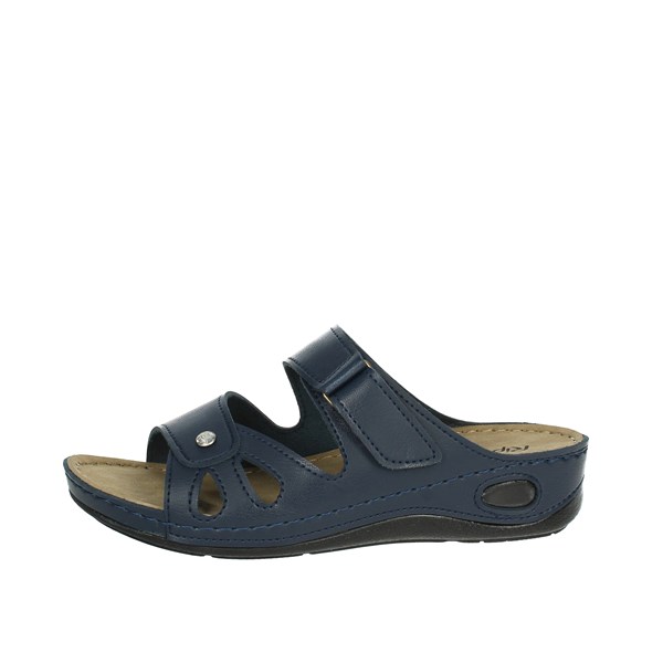 Riposella Shoes Flat Slippers Blue 15007