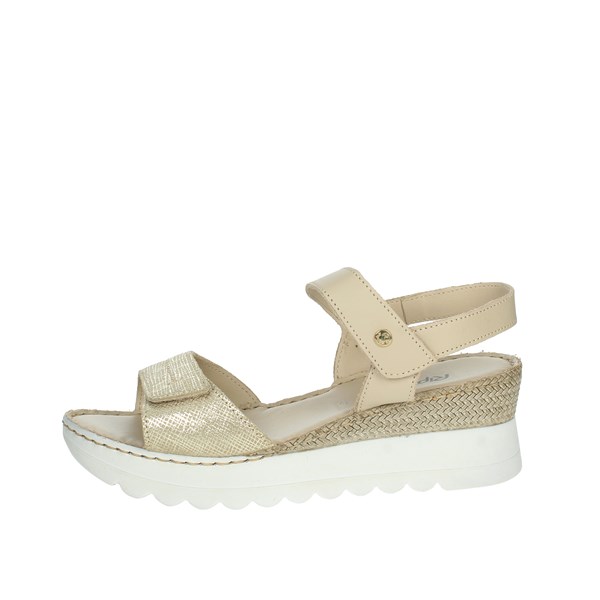 Riposella Shoes Platform Sandals Beige 16807