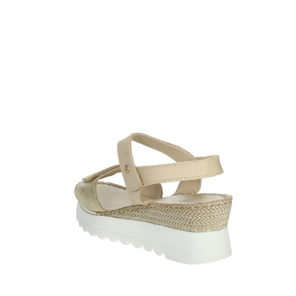 Riposella Shoes Platform Sandals Beige 16807