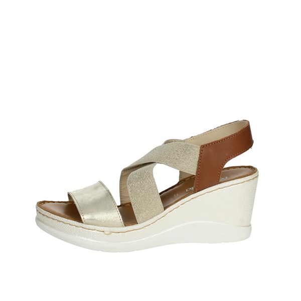 Riposella Shoes Platform Sandals Platinum  40811