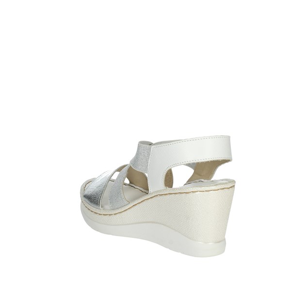 Riposella Shoes Platform Sandals Silver 40811