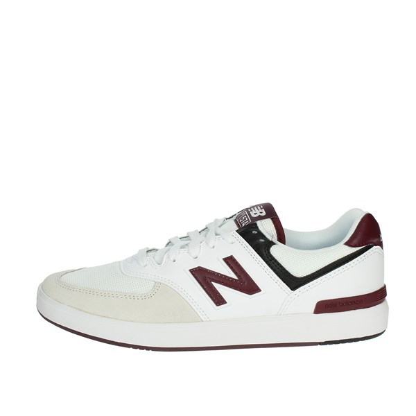 New Balance Shoes Sneakers White/Burgundy CT574LFF