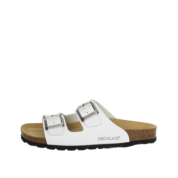 Grunland Shoes Flat Slippers White CB9952-40