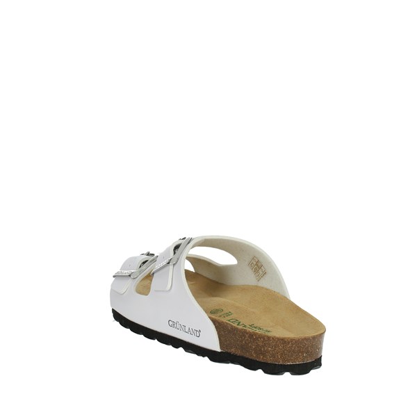 Grunland Shoes Flat Slippers White CB9952-40