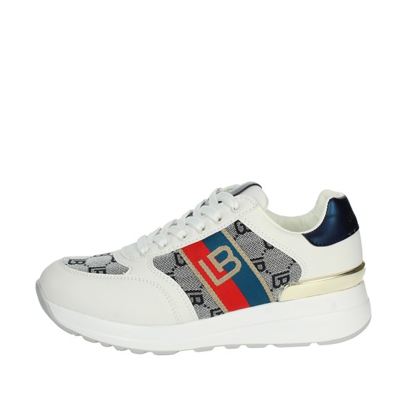 Laura Biagiotti Shoes Sneakers White/Blue 8007