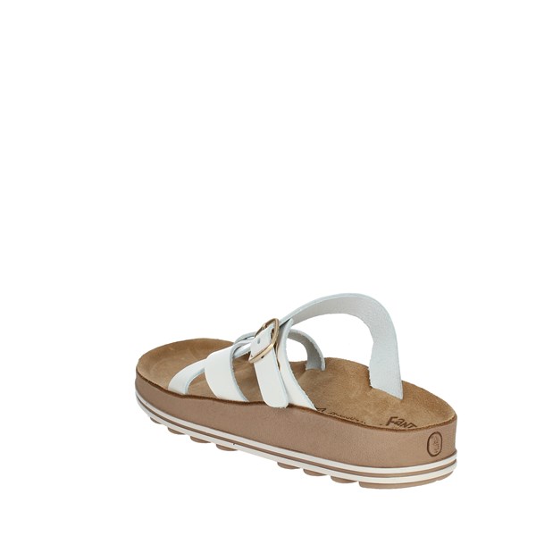 Fantasy Sandals Shoes Flip Flops White S307 ARIADNI
