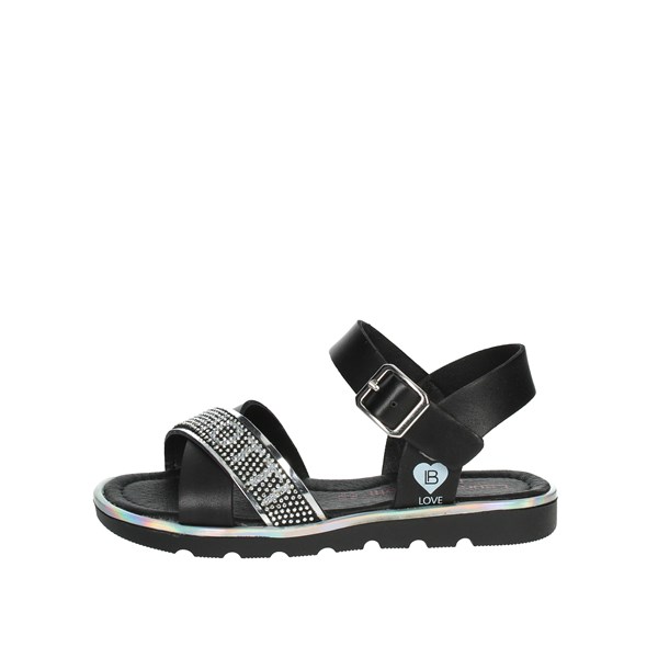 Laura Biagiotti Love Shoes Flat Sandals Black 8404