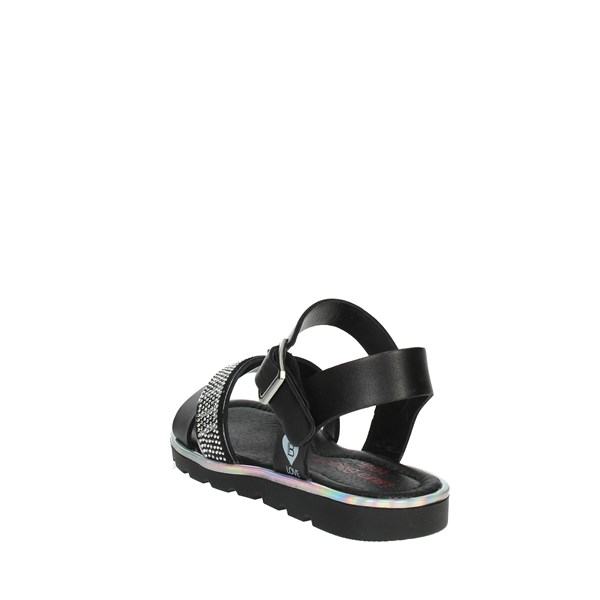Laura Biagiotti Love Shoes Flat Sandals Black 8404